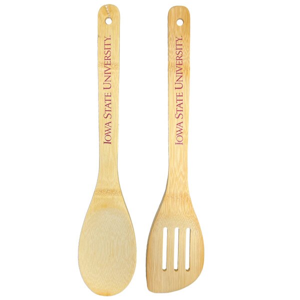 Iowa State University Bamboo Kitchen Spoon Set